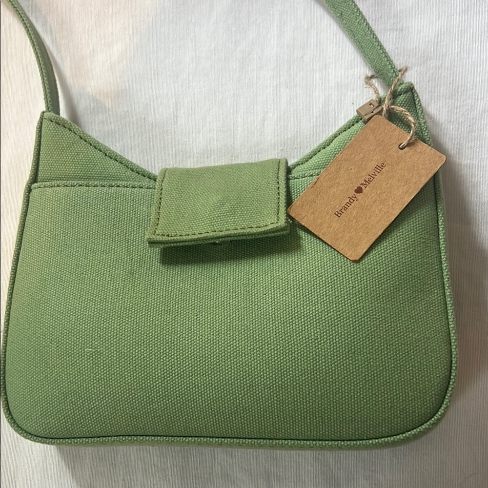 Brandy Melville Green Shoulder Bag - Picture 4 of 9